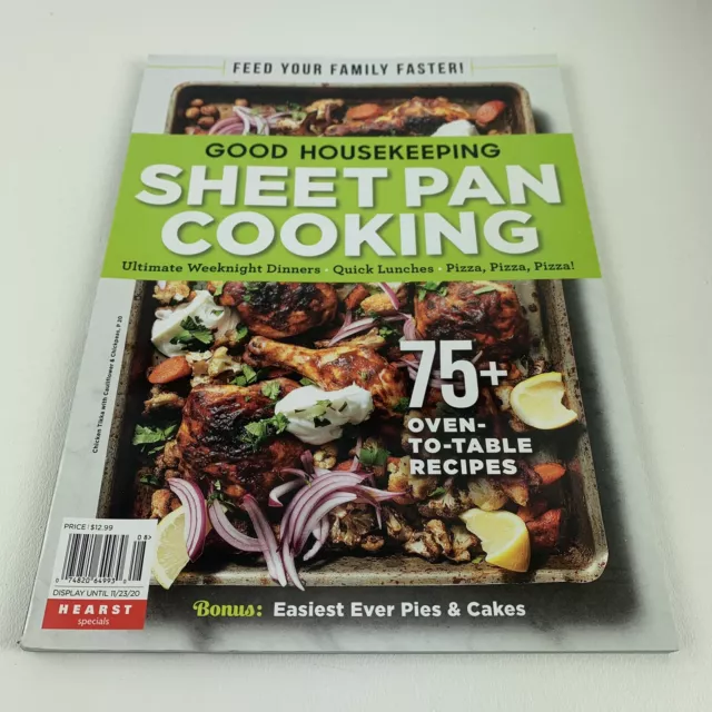 Good Housekeeping Sheet Pan Cooking Oven to Table Recipes FREE SHIPPING CB