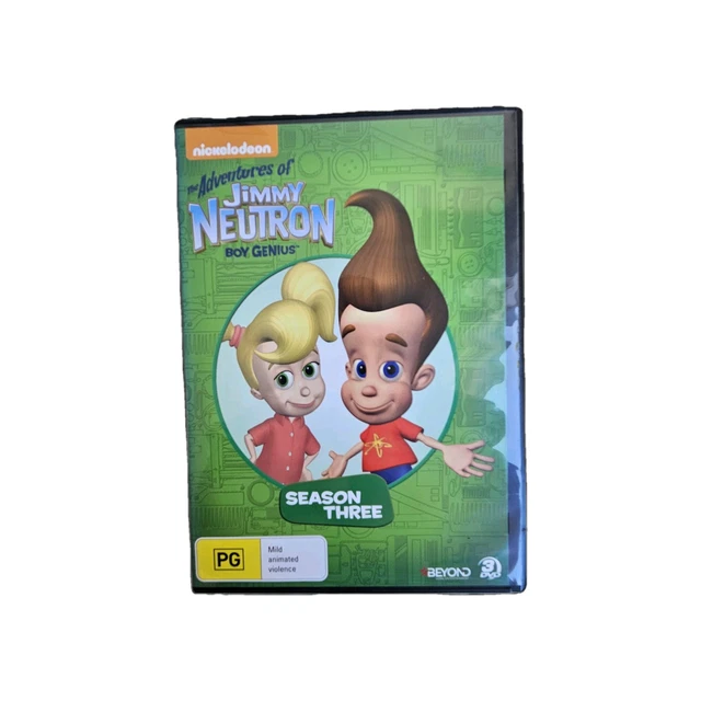 THE ADVENTURES OF Jimmy Neutron Boy Genius DVD Complete Season Series 3 ...