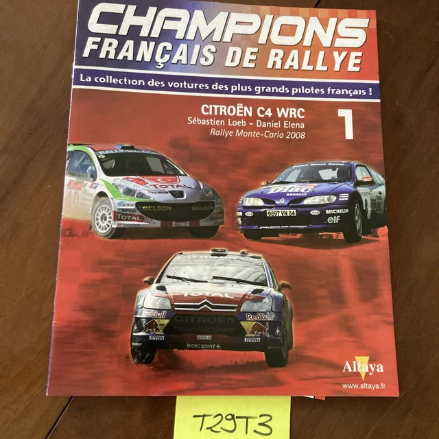 Miniature Burago 1/32 Citroën Xsara WRC 2005 Sébastien Loeb Rallye de Monte Carlo - Modélisme