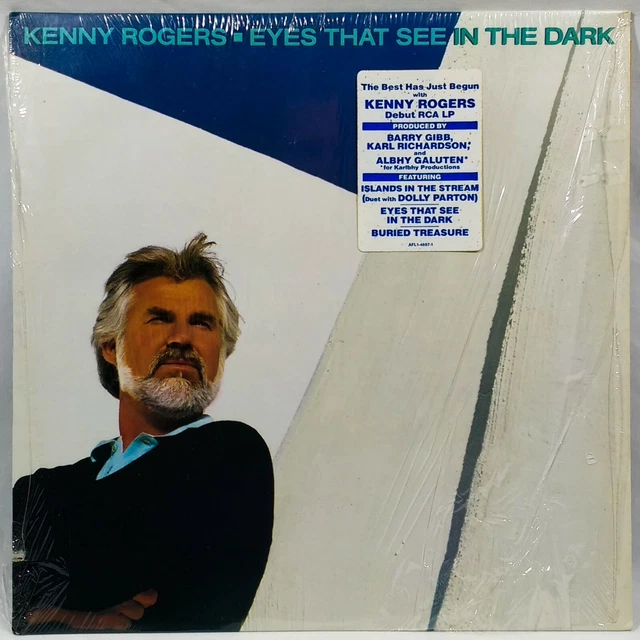 DISQUE VINYLE KENNY Rogers "Eyes That See In The Dark" Shrink 1983 AFL1