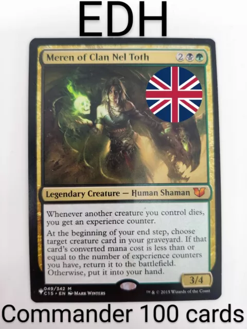 MTG Commander Deck Meren of Clan Nel Toth 100 Cards Magic EDH English deck