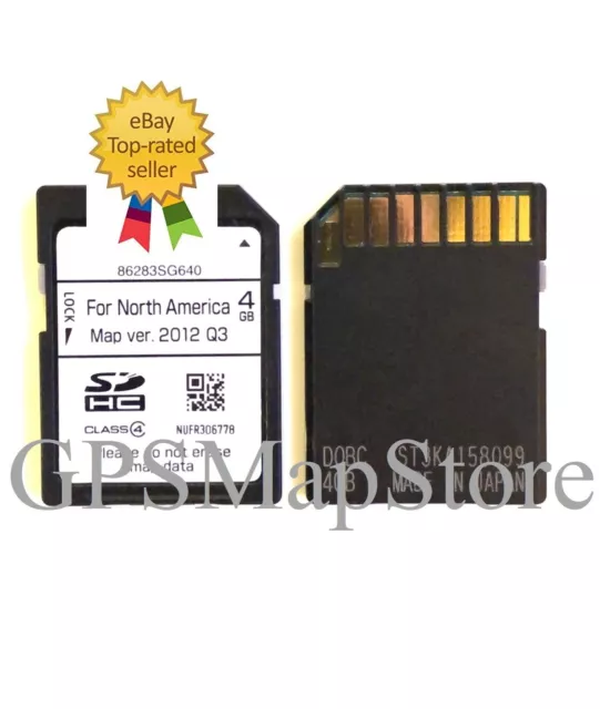 2015 Forester Genuine DIVX Navigation DATA SD Card U.S CAN Map Part 86283SG640