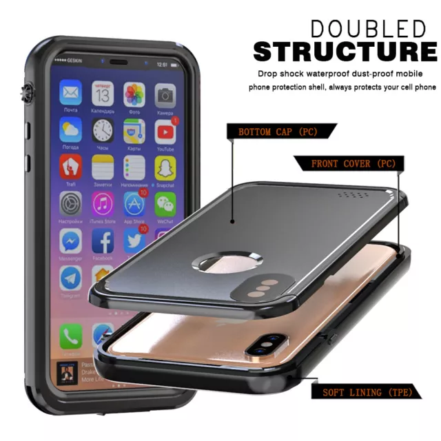 Custodia Cover Apple Iphone 11 X Xs Max Xr Impermeabile Subacquea Waterproof
