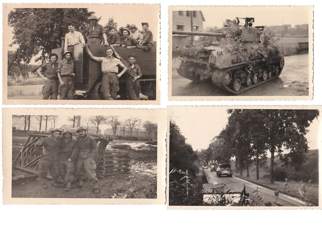 LOT PHOTO WW2 wk.2 soldats francais tank sherman 1945 x26 EUR 70,00 ...
