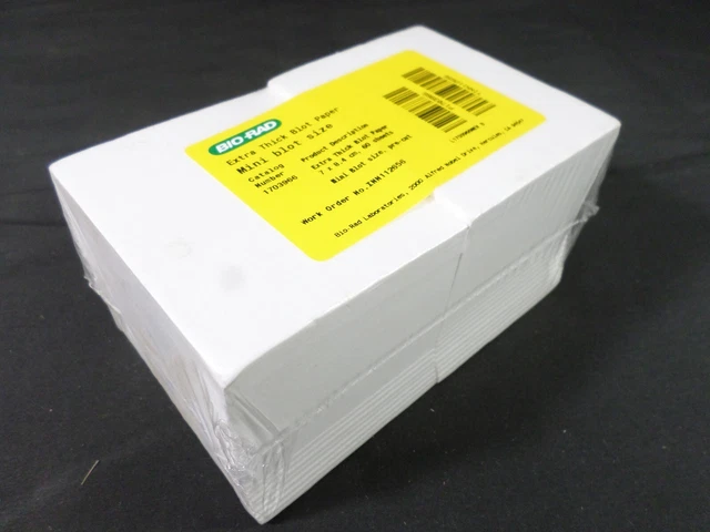BIO-RAD Precut Extra Thick Mini Blot Absorbent Filter Paper Sheet (60/Pack)