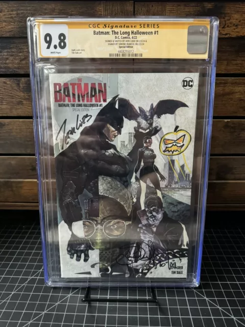 Batman: Long Halloween 1 Special Edition - CGC SS 9.8 Signed/Sketch Loeb - IMAX