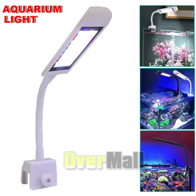 2xAquarium Lights for Fish Tank Clip on LED Fish Tank Light for 5-10 Gallon Fish