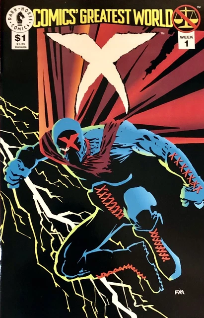 Vintage Dark Horse Comics' Greatest World: X #1A Week 1 Comic Book 1993