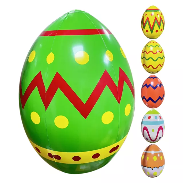 16in Inflatable Easter Egg Outdoor Decorations Children's Toys