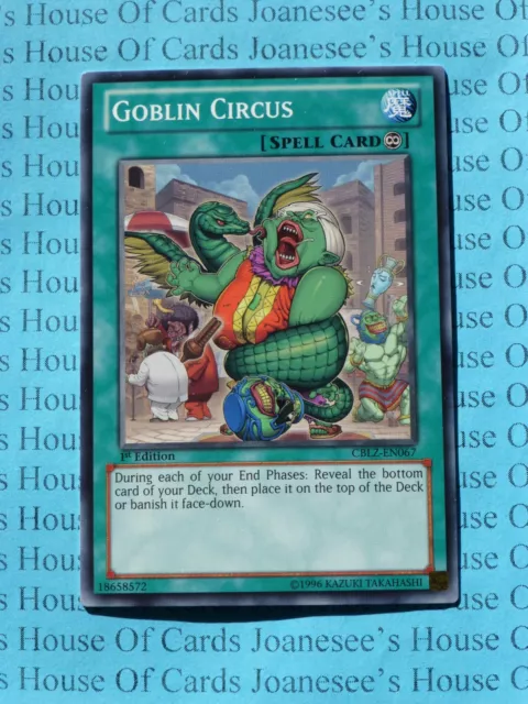 Goblin Circus CBLZ-EN067 Short Print Common Yu-Gi-Oh Card English 1st Edit New