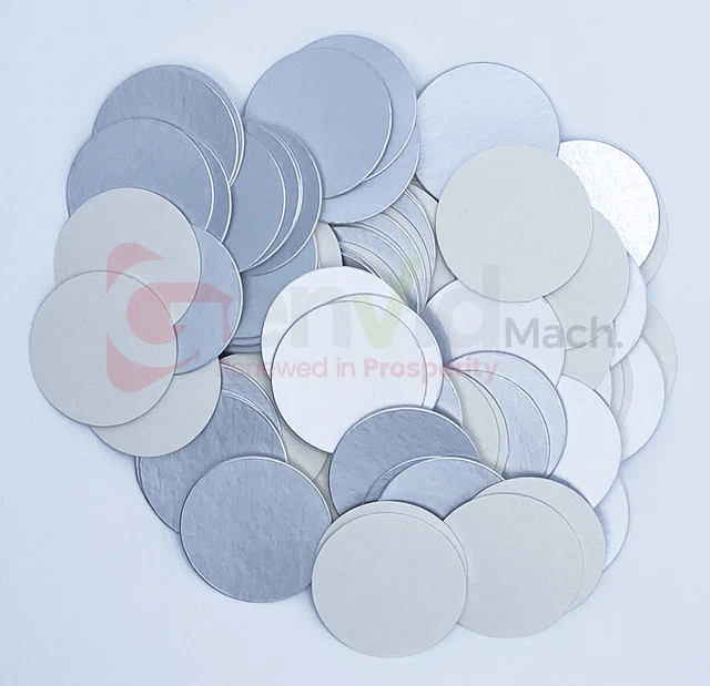 100pcs 36mm 42mm 46mm Aluminum Foil Plate for PE HDPE Plastic Bottle Sealer