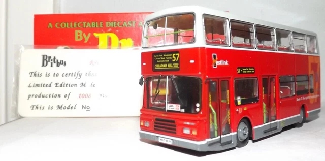 Britbus R707 BRITBUS R904 WESTLINK Buses Alexander Volvo Olympian D/D Bus 4Mm 1:76 ...