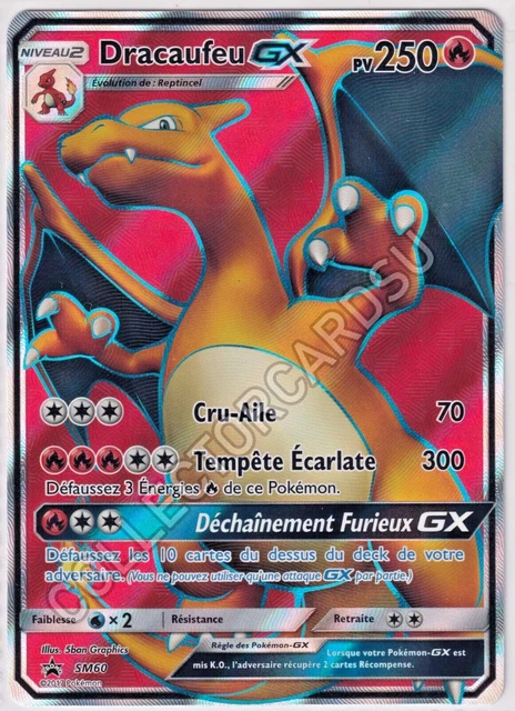 SM60 DRACAUFEU-GX [PROMO SM][CARTE POKEMON][SOLEIL ET LUNE][FRANCAIS ...