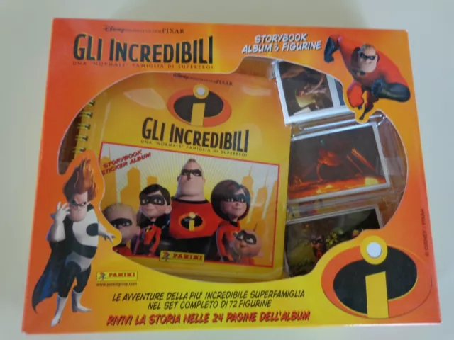 StoryBook Album e Figurine Gli Incredibili Ed.Panini 2005 Nuovo Sealed Completo▓