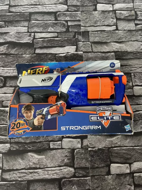 Nerf N-Strike Elite Strongarm With 6 Foam Dart 20M Range  | New | 2013 Hasbro