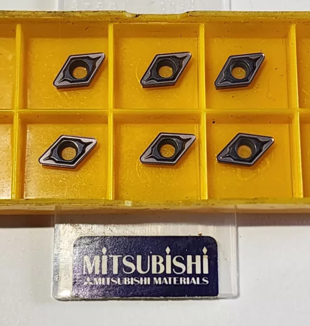 DCMT 21.52 MM / 070208-MM Carbide Inserts Grade VP15TF New Mitsubishi Pack Of 6