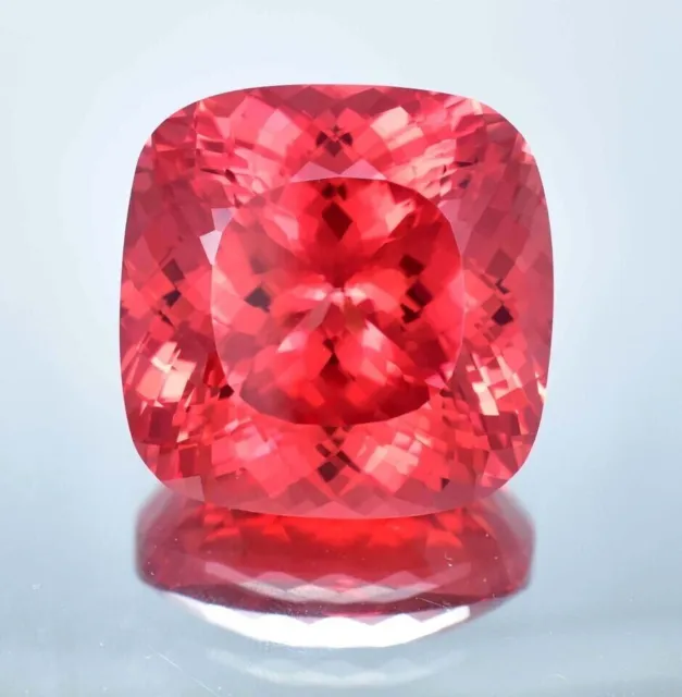 150 Ct Natural Huge  Padparadscha Sapphire Cushion Cut Loose Gemstone Certified