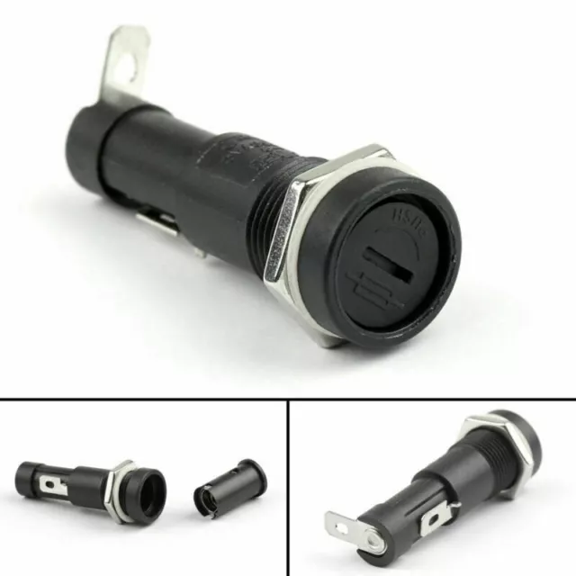1x SCI R3-9A Panel Mount Chassis Fuse Holder For 6x30mm Glass Fuses 15A 250V  S7