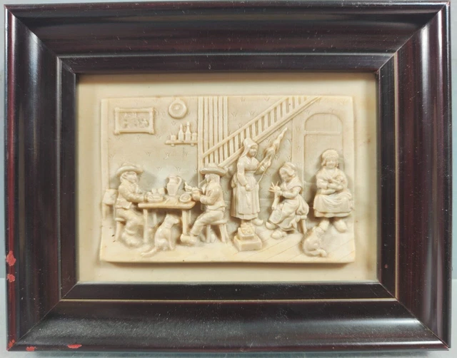 Cadre Mural Argenté Avec Encadrement En Bois Verni - Style Contemporain - Neuf (sans Marque)