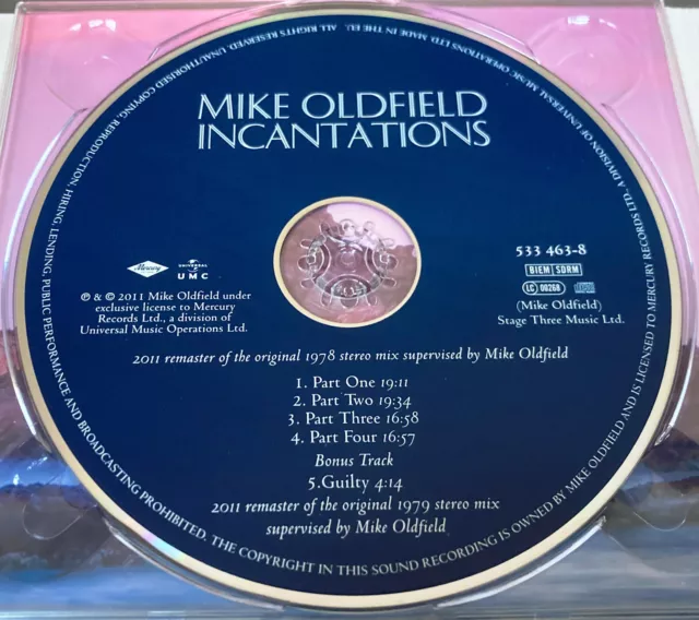 Mike Oldfield - INCANTATIONS - 2CD + DVD - Deluxe Edition - Mercury 2011 - NM/M! 3