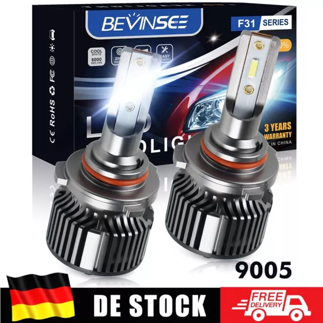 2x 9005 HB3 Scheinwerfer Birnen Fernlicht White Für Mazda MX-5 III 2009-2014