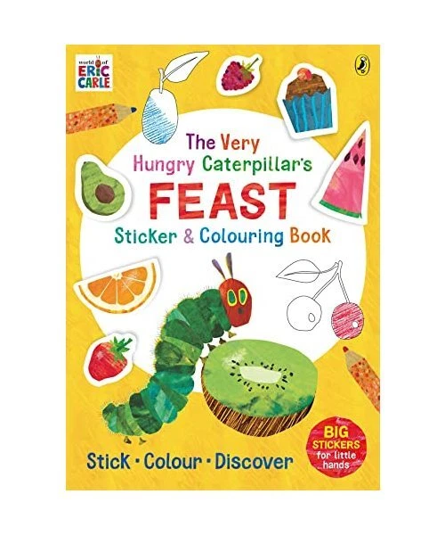 THE VERY HUNGRY Caterpillar's Feast Sticker and Colouring Book, Eric ...