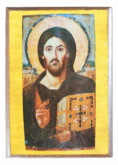 CHRIST BLESSING, PANTOCRATOR OF SINAI-Greek Byzantine Orthodox Icon