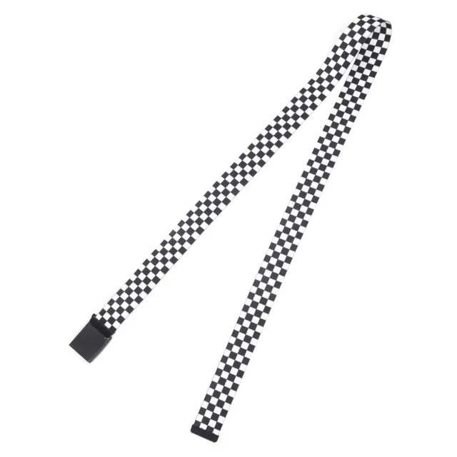 Checkered Belt Can Be Fixed Untie Adjustable Cuttable Strap For Clothing TOH