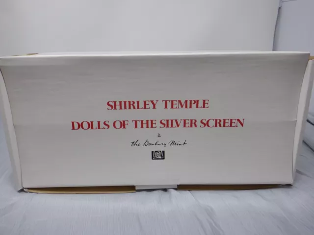 Dolls - Shirley Temple Silver Screen Danburry Mint Wee Willie Winkie- New In Box