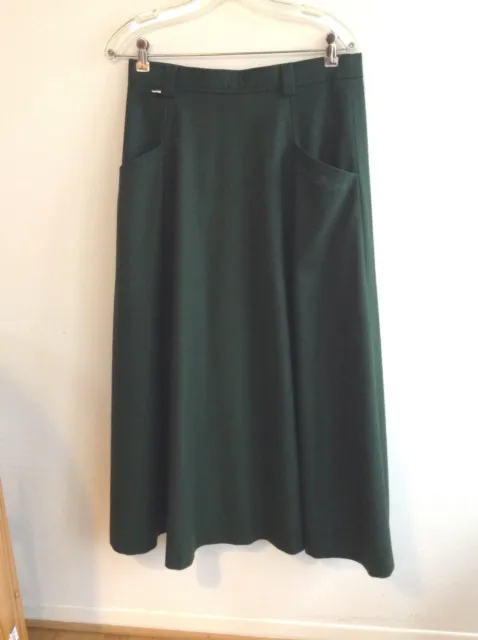 TYROL Style Traditional Ladies German Austria Long Skirt - Wool/Cashmere - 12 US