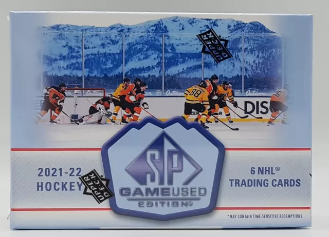 Upper Deck SP Gioco Hockey Hobby Box Usato 2021-22