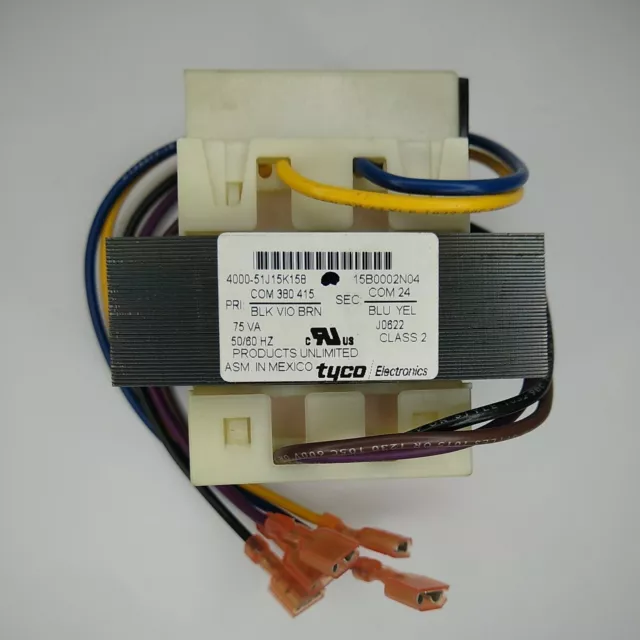 Tyco 15B0002N04, Transformer 75VA 380/415-24 4A