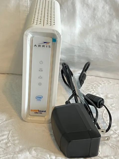 ARRIS Surfboard SB6190 - 32x8 DOCSIS 3.0 Cable Modem - White