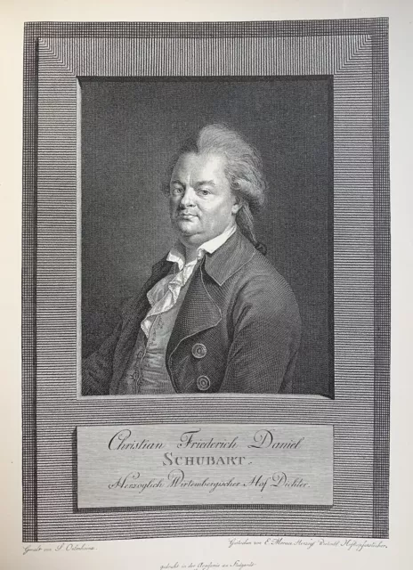 Christian Friedrich Daniel Schubart - Württemberg - poet - composer