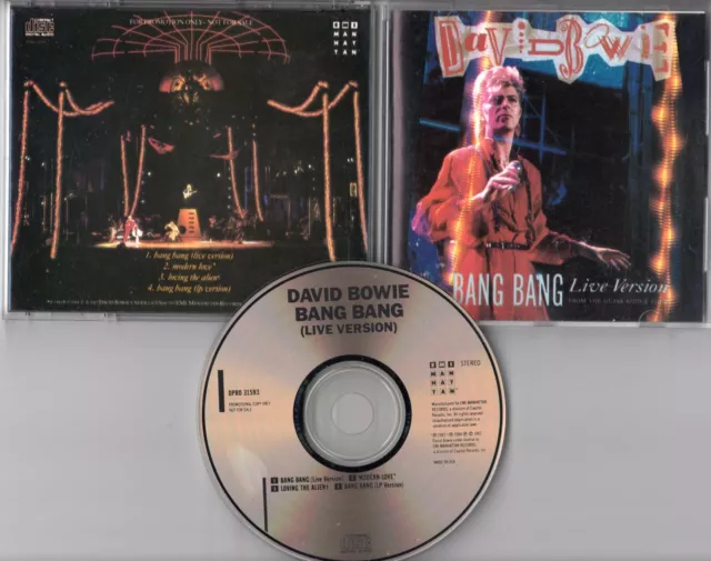 David Bowie Promo-CD BANG BANG © 1987 USA 4-track DPRO-31593 - NEAR MINT