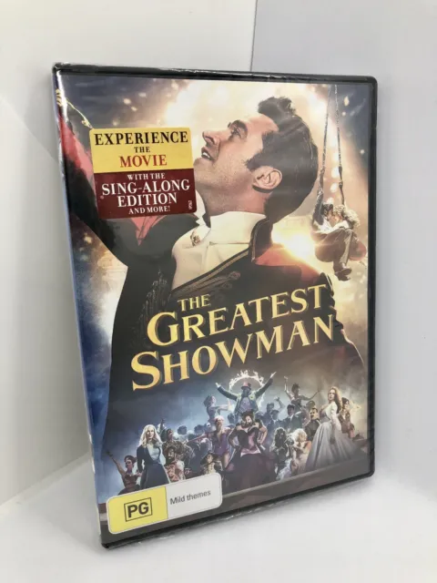 The Greatest Showman (DVD, 2017) Brand New / Region 4 / Hugh Jackman/ Zendaya