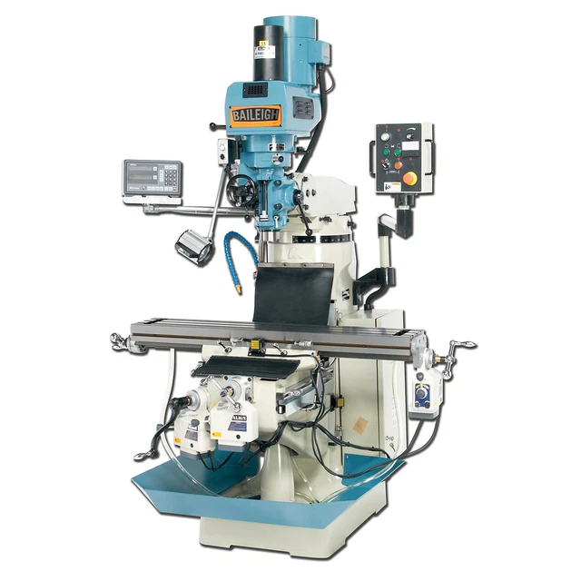 Baileigh Variable Speed Vertical Milling Machine 9inx49in Horsepower 3 HPV 220
