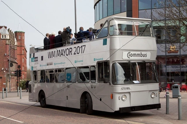 BUS PHOTO NOTTINGHAM City Photograph Commbus Picture Daimler Fleetline ...