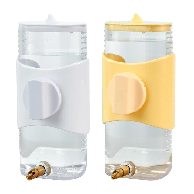 HANGABLE PARROT DRINKER Water Bottle Dispenser Feeder Pet Drinking