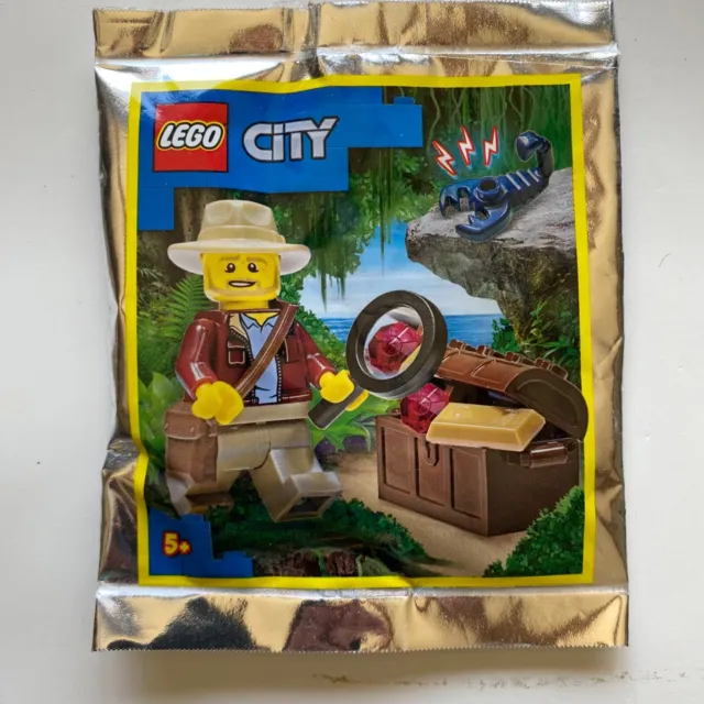 LEGO City Jungle Explorer Treasure Scorpion Foil Pack SEALED Minifigure Minifig