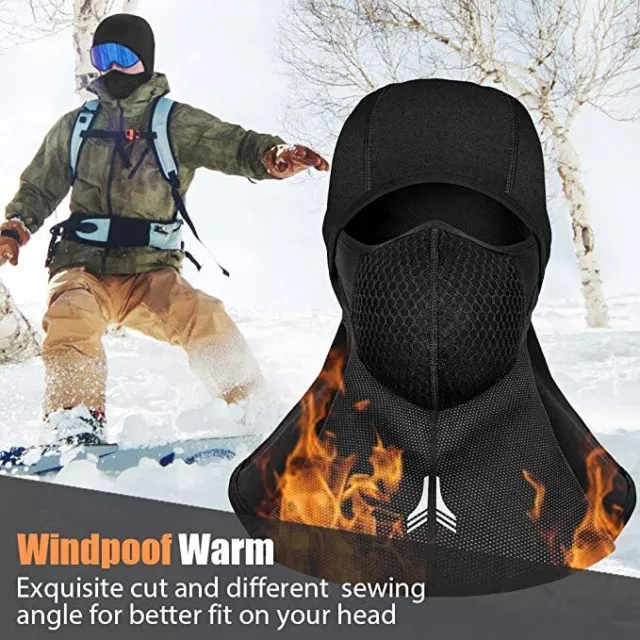 Motorrad Sturmhaube Balaclava Sturmmaske ski Gesichtshaube Fahrrad Winddicht