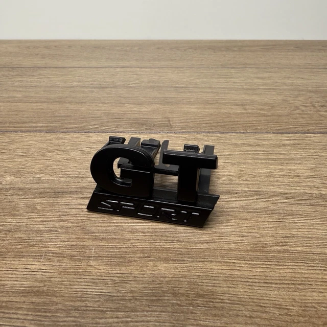 For Vw Golf Mk5 Gt Sport Grill Badge Black