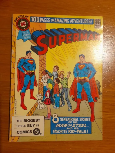 The Best of DC Vol 4 #25 Blue Ribbon Digest 1982 FINE+ 6.5 Superman