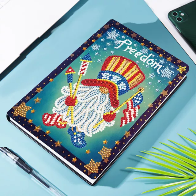 DIY Diamond Painting Notebook Special Shaped Drill A5 Diary Book Notepad Crafts 3