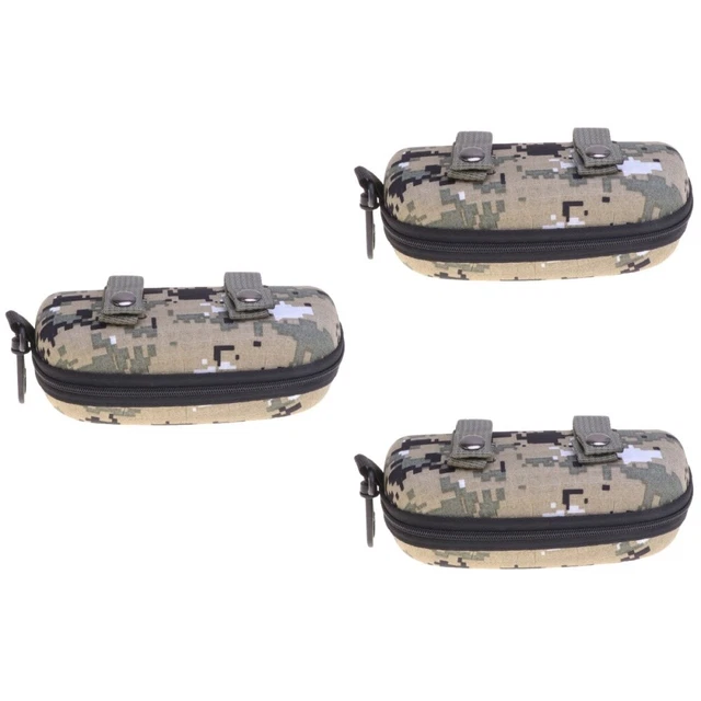 Set 3 Zipper Glasses Case Spectacles Belt Sunglasses Bag Travel Child