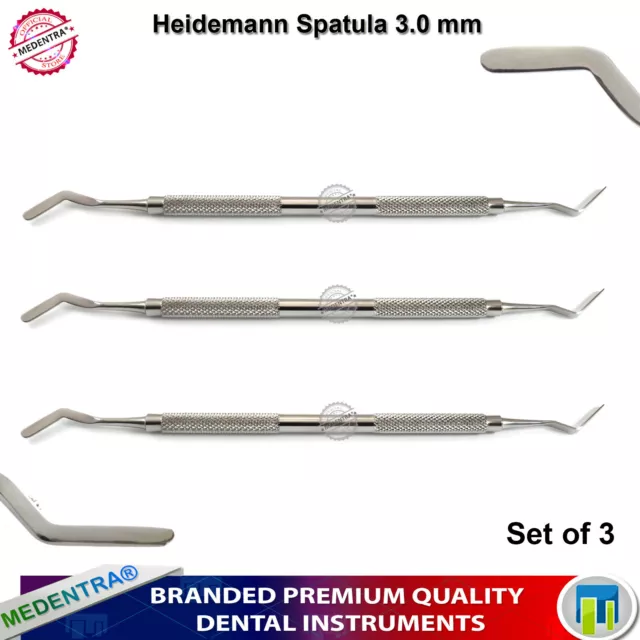 Heideman Separating Spatulas Heidman Dental Composite Filling Spatula 3mm 3PCS