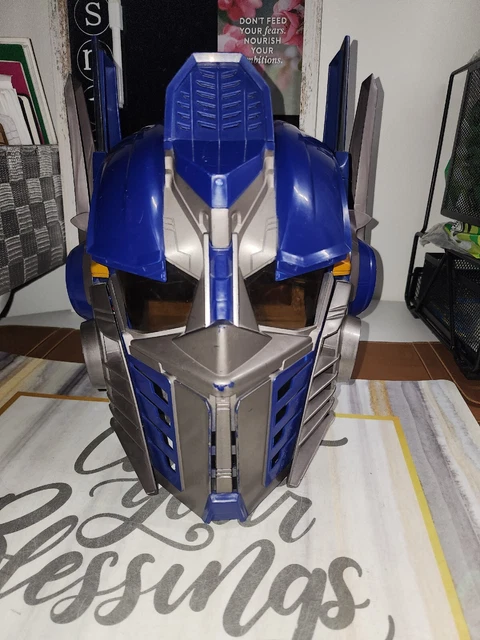 2006 Optimus Prime Helmet Talking Voice Changing Mask Tested Works Clear Sound