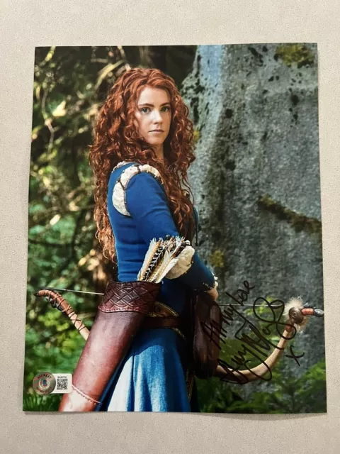 Amy Manson autographed signed 8x10 photo Beckett BAS COA Sexy Hot The Nevers Cat