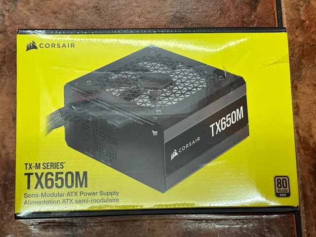 NEW SEALED Corsair TX650M 650W 80 Plus Gold Semi Modular ATX Power Supply PSU UK