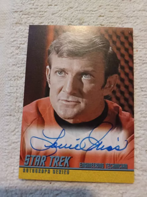 Star Trek TOS 40th Anniversary Autograph Card Series 2 A186 Louie Elias